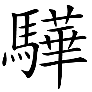 驊怎么读