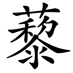 藜怎么读