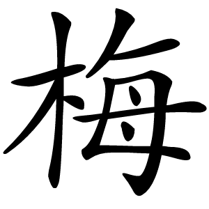 梅怎么读