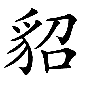 貂怎么读