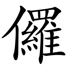 儸怎么读