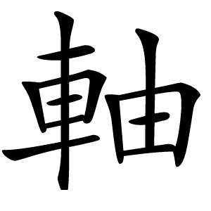 軸怎么读