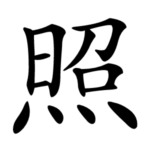 照怎么读