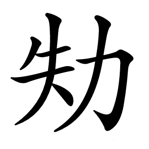 劮怎么读