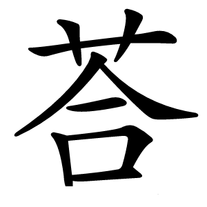 荅怎么读