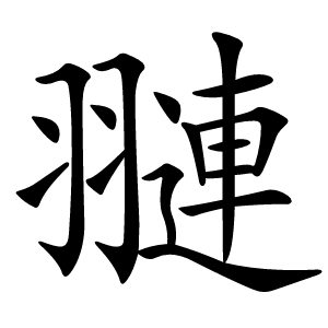 翴怎么读