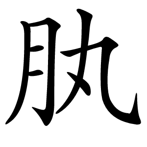 肒怎么读