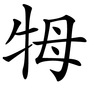 牳怎么读