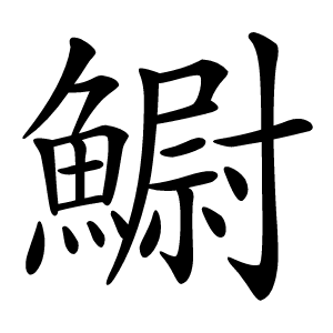 䲁怎么读