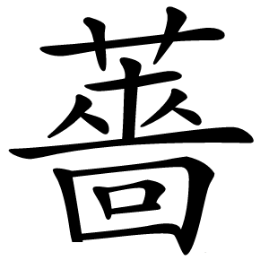 薔怎么读