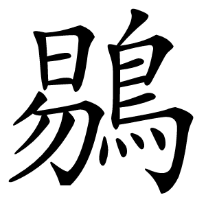 鶍怎么读
