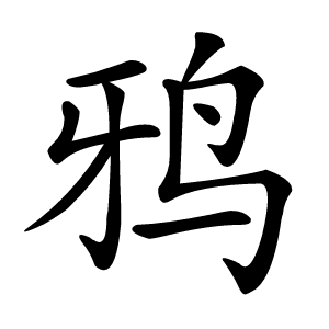 鸦怎么读