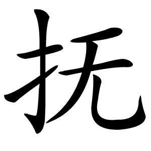 抚怎么读