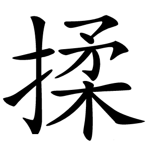 揉怎么读
