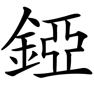 錏怎么读