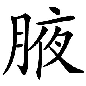 腋怎么读