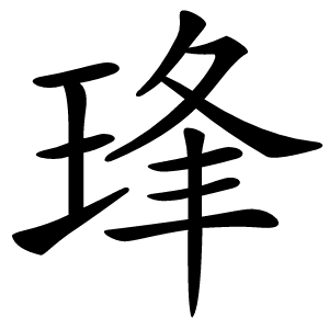 琒怎么读