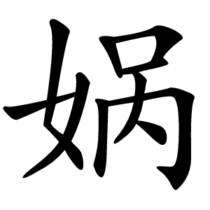 娲怎么读