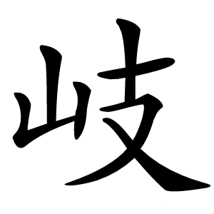 岐怎么读