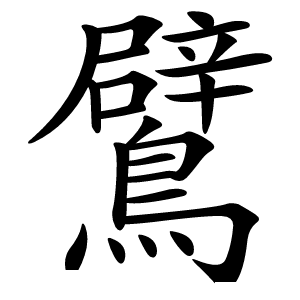 鷿怎么读