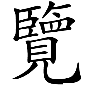 覽怎么读