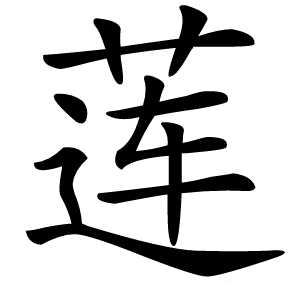 莲怎么读