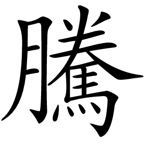 騰怎么读