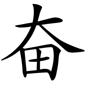 奋怎么读