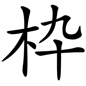 枠怎么读