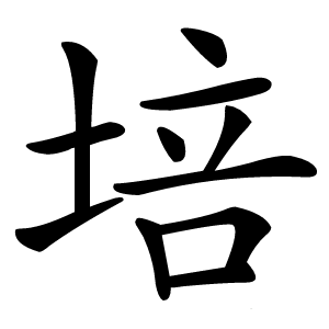 培怎么读