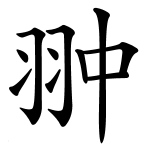 翀怎么读