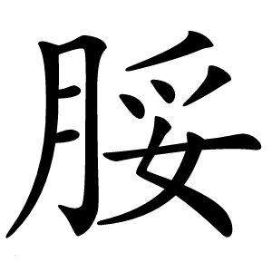 脮怎么读