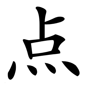 点怎么读