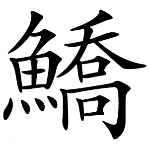 鱎怎么读