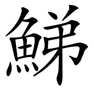 鮷怎么读