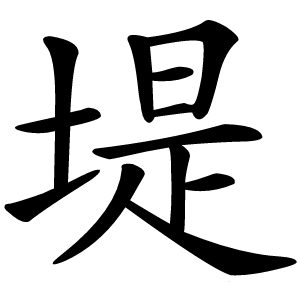 堤怎么读