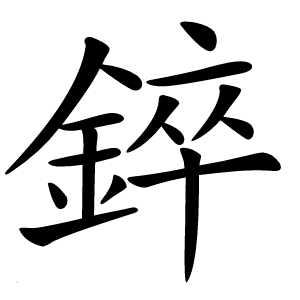 錊怎么读