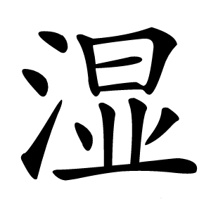 湿怎么读