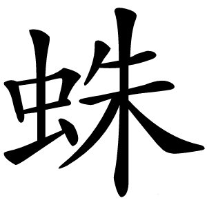 蛛怎么读