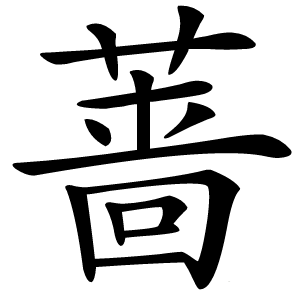蔷怎么读