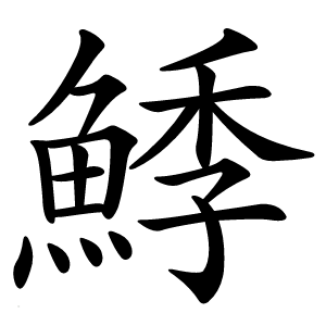 鯚怎么读