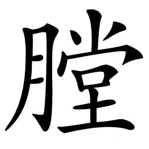 膛怎么读