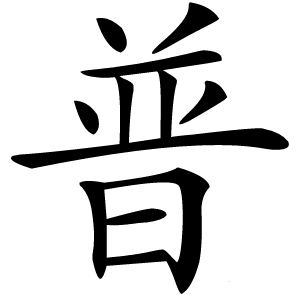 普怎么读