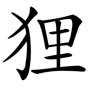 狸怎么读