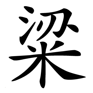 粱怎么读