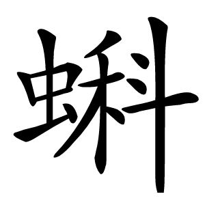 蝌怎么读