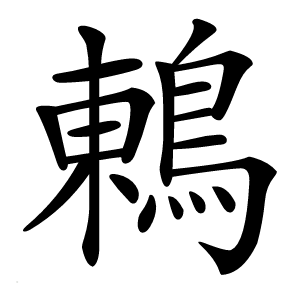 鶇怎么读