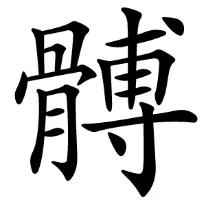 髆怎么读