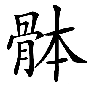 骵怎么读