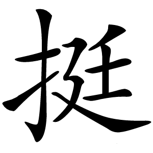 挺怎么读